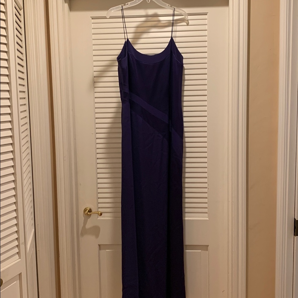 Semi formal Elegant Purple Maxi Dress
